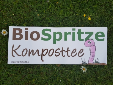 Aufkleber für Bio Spritze